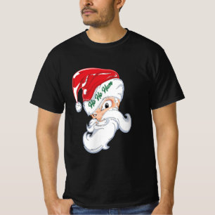 Vintage Whimsical jul Ho Ho Ho Santa T Shirt