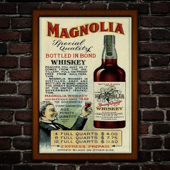 Vintage Whiskey Advertising Poster (Skapare uppladdad)