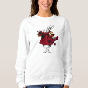 Vintage White Rabbit Hearts T Shirt