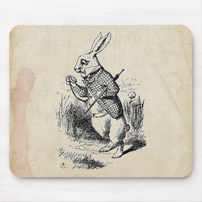 Vintage White Rabbit Musmatta (Framsidan)