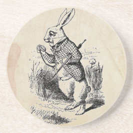 Vintage White Rabbit Underlägg Sandsten