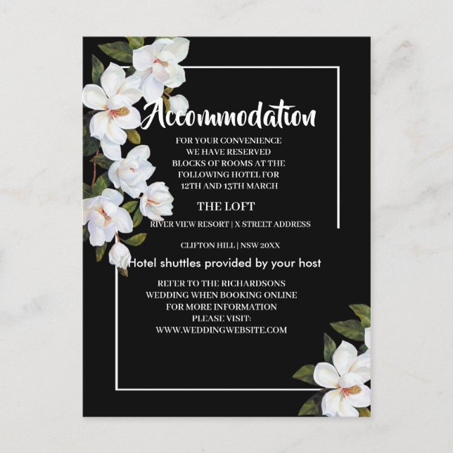 Vintage White Rose Boende Meddelande Vykort (Framsida)