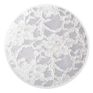 Vintage White Snöre Knopp