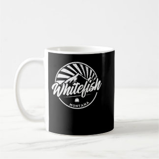 Vintage Whitefish Montana Outdoor Graphic Sweatshi Kaffemugg