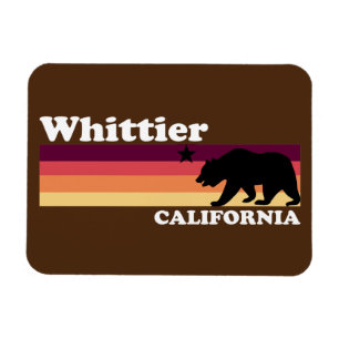 Vintage Whittier California Magnet