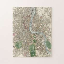 Vintage Whitwells nya plan från London Pussel