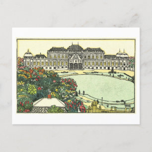 Vintage Wien Belvedere-vykort Vykort