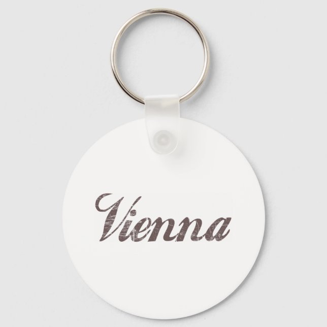 Vintage Wien Nyckelring (Framsida)
