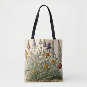 Vintage Wildblommor Tygkasse