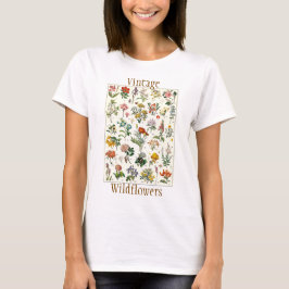 Vintage Wildblommtee T Shirt