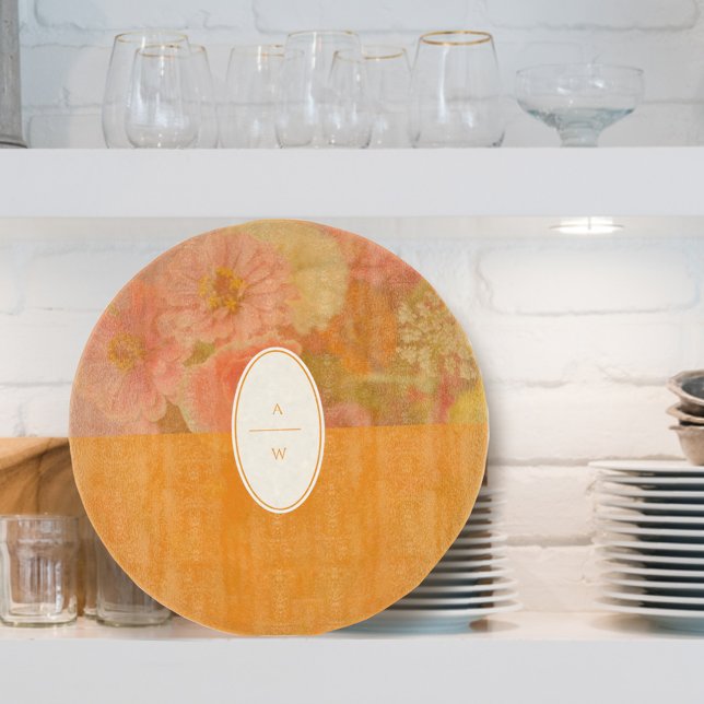 Vintage Wildbloms Rosa Poppy Monogram (Skapare uppladdad)