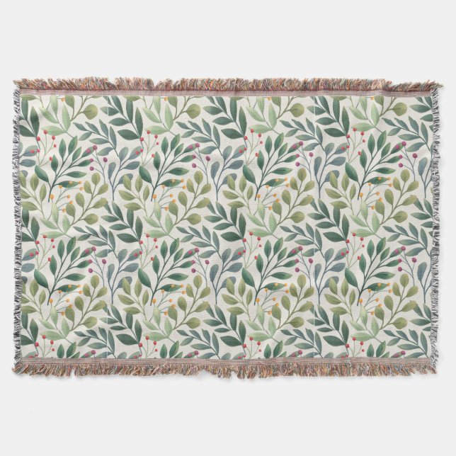 Vintage Wildflower Filt (Framsidan)