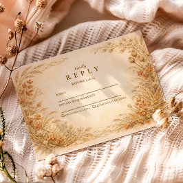 Vintage Wildflower Graduation Party OSA Kort