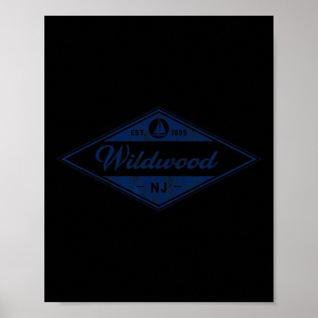 Vintage Wildwood Poster (Framsidan)