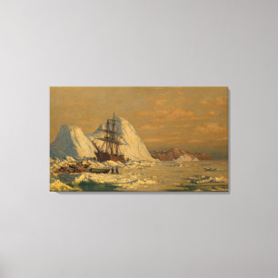 Vintage William Bedford An Incident of Whaling Canvastryck
