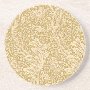 Vintage William Morris Arcadia Guld Sömlös Underlägg