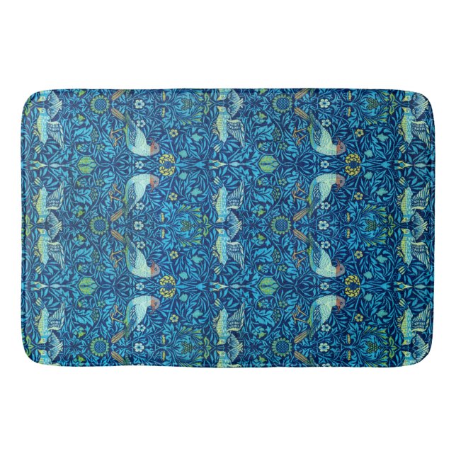 Vintage William Morris Bird Badrumsmatta (Framsidan)