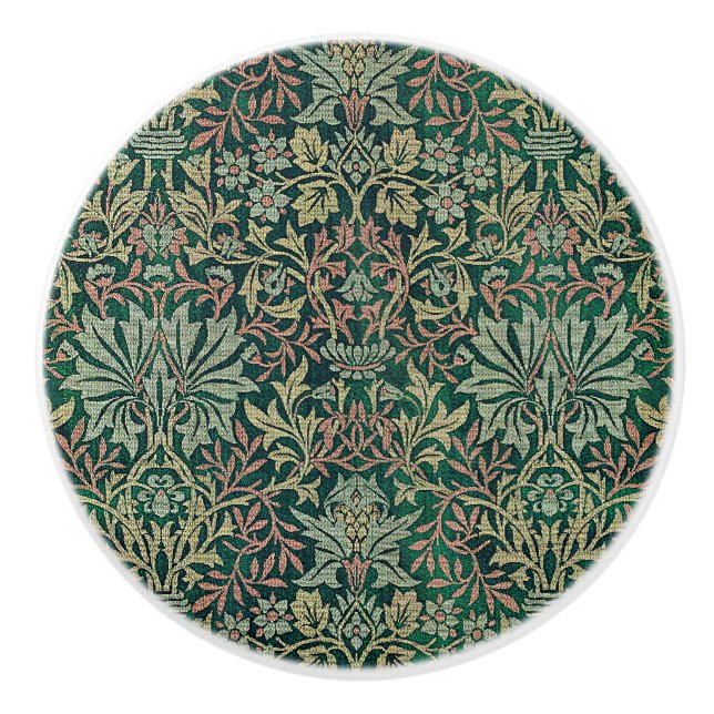 Vintage William Morris Blomsterträdgård Knopp (Framsidan)