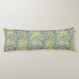 Vintage William Morris Bower Flowers Greenery Kroppskudde