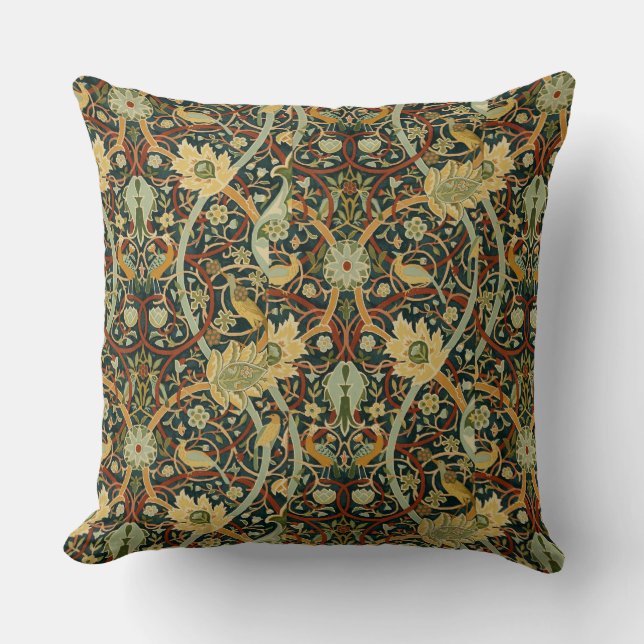 Vintage William Morris Bullerswood Carpet Kudde (Framsida)