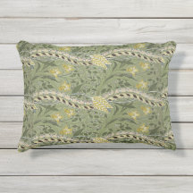 Vintage William Morris Daffodil Flowers Gult