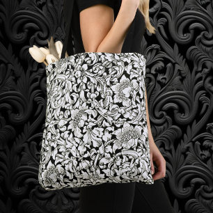 Vintage William Morris Decorative Textile Mönster Tygkasse