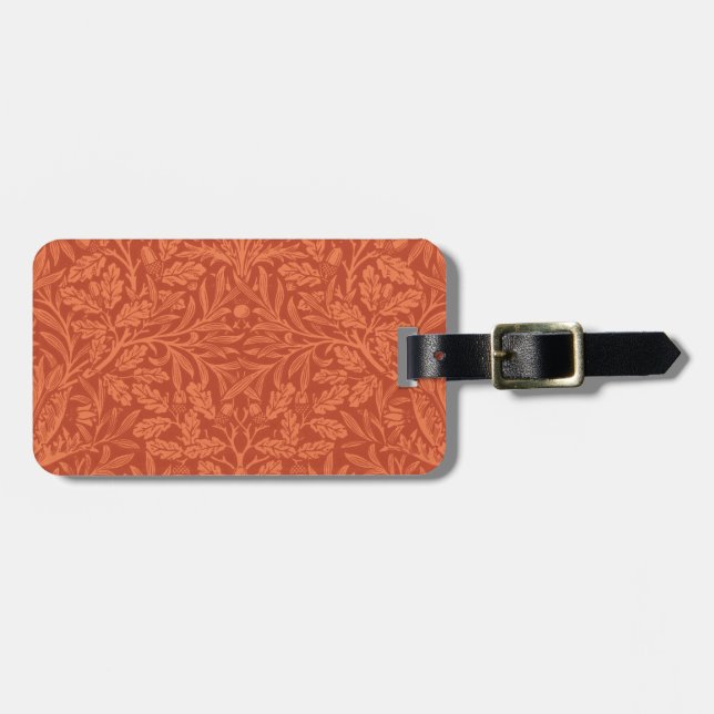 Vintage William Morris Ekollönsmönster Bagagebricka (Horisontell Framsida)
