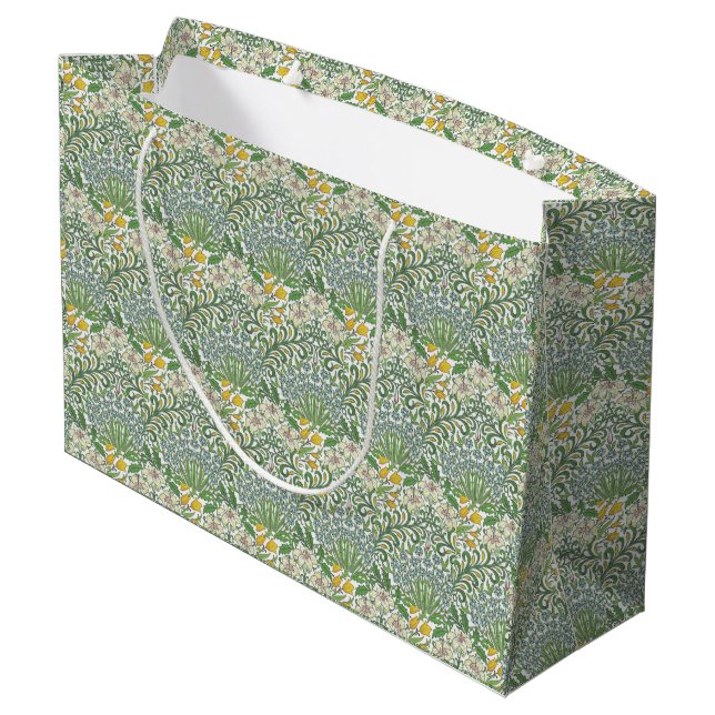Vintage William Morris Flowers Garden Tapet (Baksidan Vinklad)
