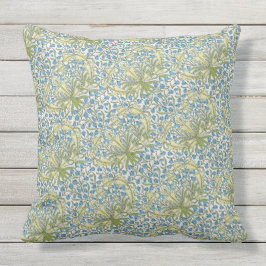 Vintage William Morris Foliage Flowers Harebell Kudde