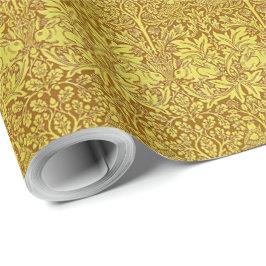 Vintage William Morris Forest Rabbit Bird Foliage Presentpapper