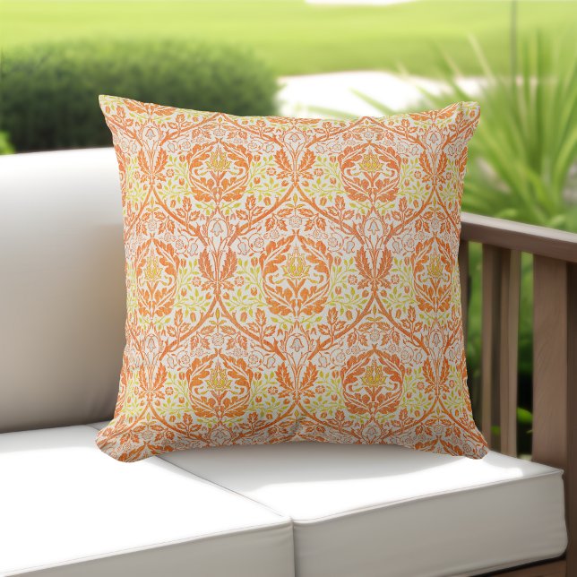 Vintage William Morris Golden Bough Utomhusdynor Kudde (Vintage Golden Bough Pillows: Timeless Elegance for Your Outdoor Haven! 🍃🌻)