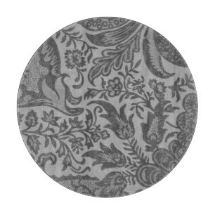 Vintage William Morris Grått Botanical