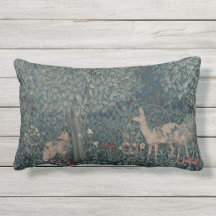 Vintage William Morris Greenery Forest Animals