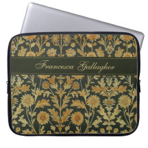 Vintage William Morris Guld Blommigt