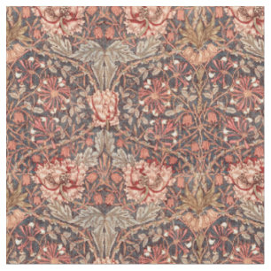 Vintage William Morris Honeysuckle Blommönster Tyg