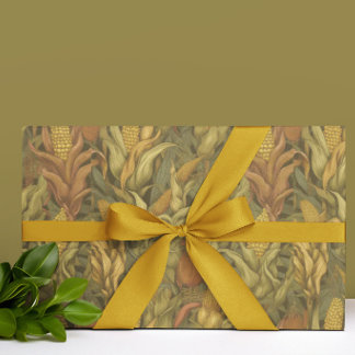 Vintage William Morris Höstmais  Presentpapper