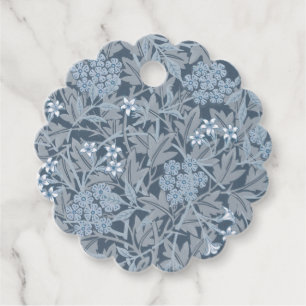 VINTAGE WILLIAM MORRIS "JASMINE" FAVOR TAG GÅVOR ETIKETTER
