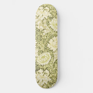 Vintage William Morris Krysantemum Mønster Mini Skateboard Bräda 18,5 Cm