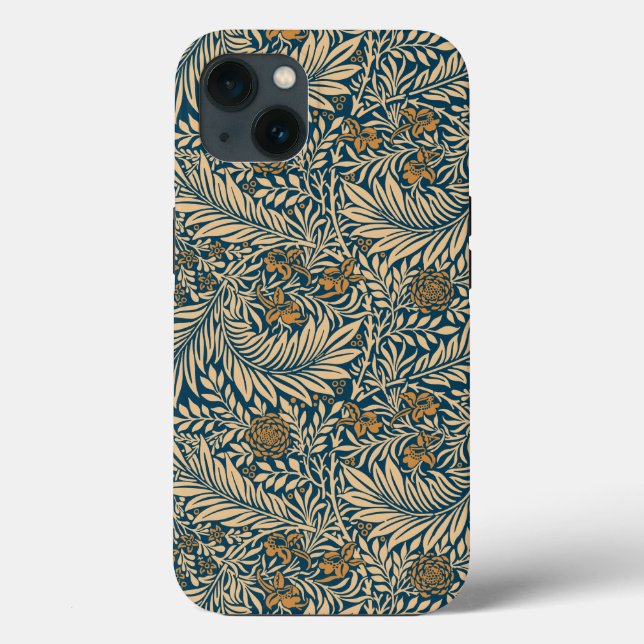 Vintage William Morris Larkspur Mönster (Baksida)