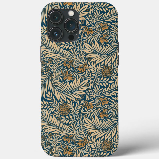 Vintage William Morris Larkspur Mönster (Baksida)