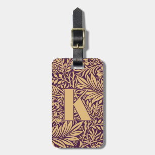 Vintage William Morris Larkspur Mönster Bagagebricka