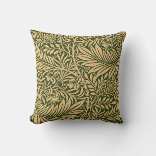 Vintage William Morris Larkspur Mönster Kudde