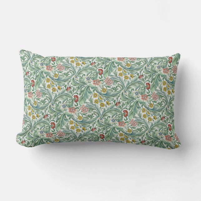 Vintage William Morris Leicester Lumbarkudde (Framsida)