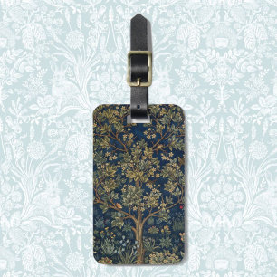 Vintage William Morris–Livets Träd Bagagebricka