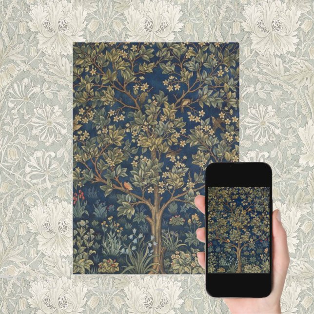 Vintage William Morris–Livets Träd  Kort (Skapare uppladdad)