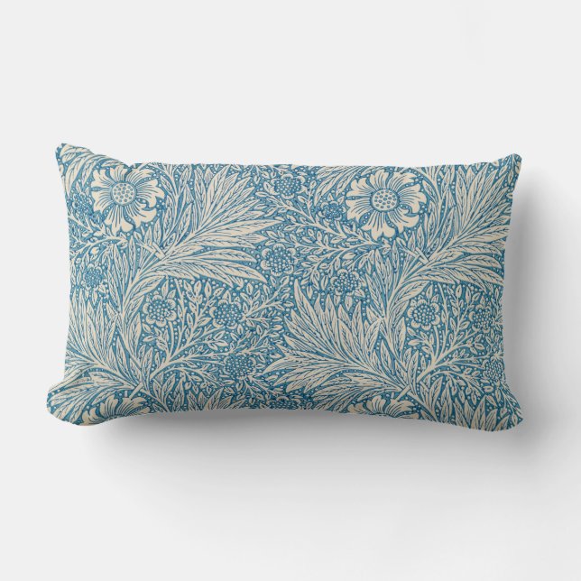 Vintage William Morris Marigold Lumbarkudde (Framsida)