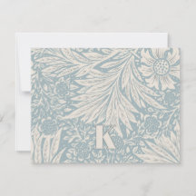 Vintage William Morris Marigold Mönster Note Card