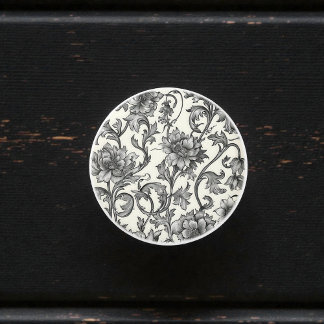 Vintage William Morris-mönster Knopp