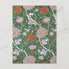 Vintage William Morris Mönster Vykort