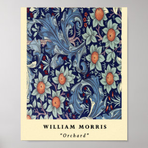 Vintage William Morris Orchard Fruit Mönster Poster